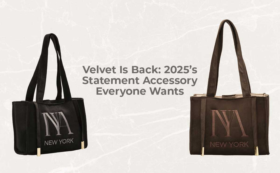 Velvet Is Back: 2025’s Statement Accessory Everyone Wants
