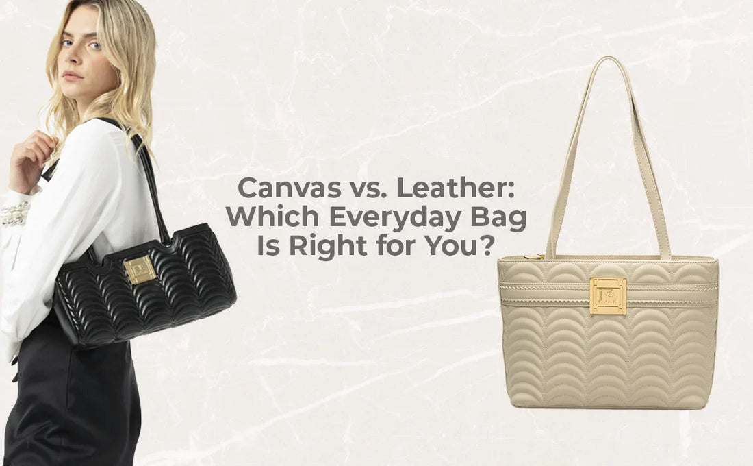 Canvas vs. Leather: Which Everyday Bag Is Right for You?