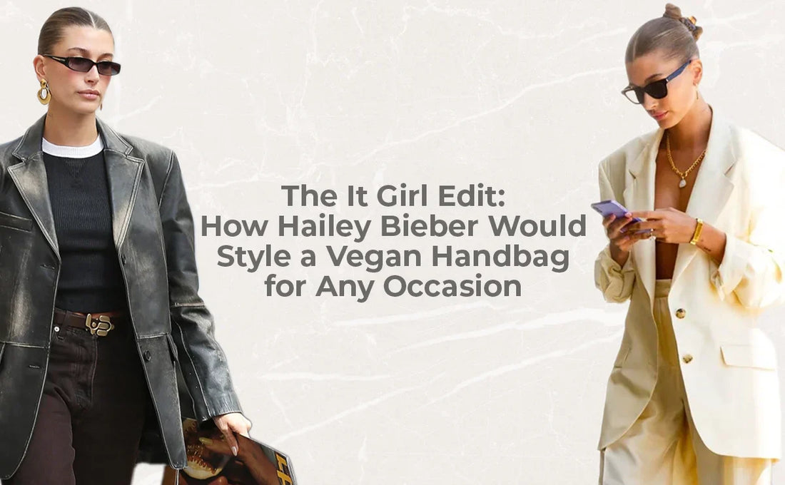 The It Girl Edit: How Hailey Bieber Would Style a Vegan Handbag for Any Occasion