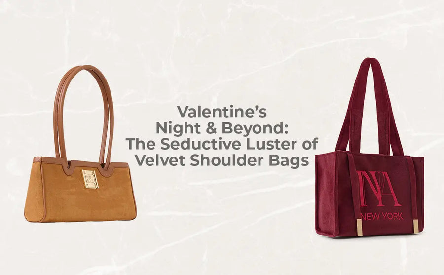 Valentine’s Night & Beyond: The Seductive Luster of Velvet Shoulder Bags