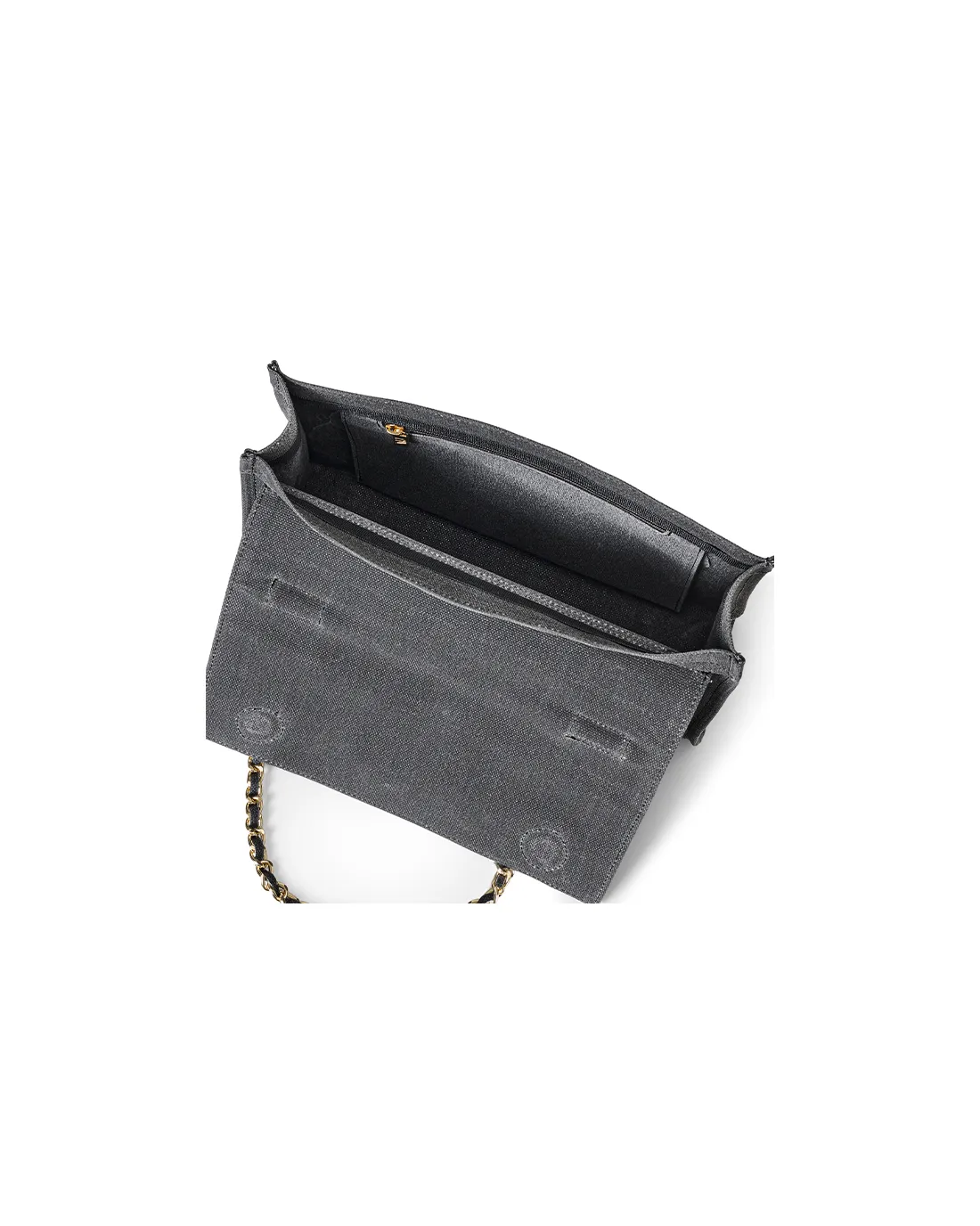 Black iconic high end shoulder bags complete an elevated wardrobe.