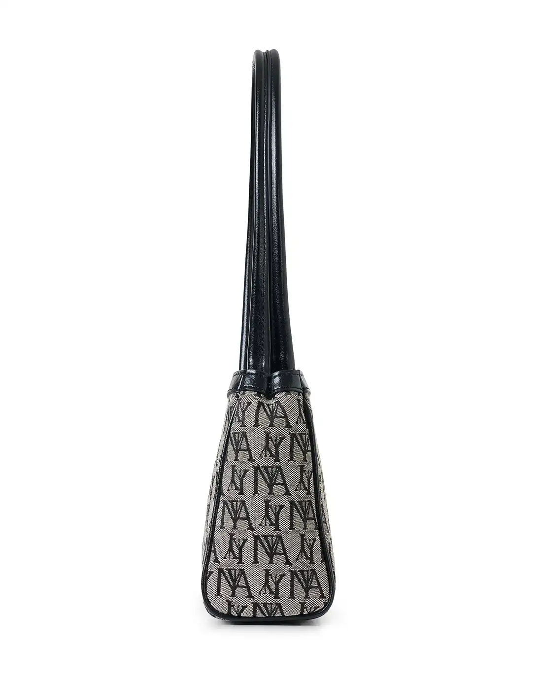 Classic refinement meets fashion in black monogram designer shoulder bags.
