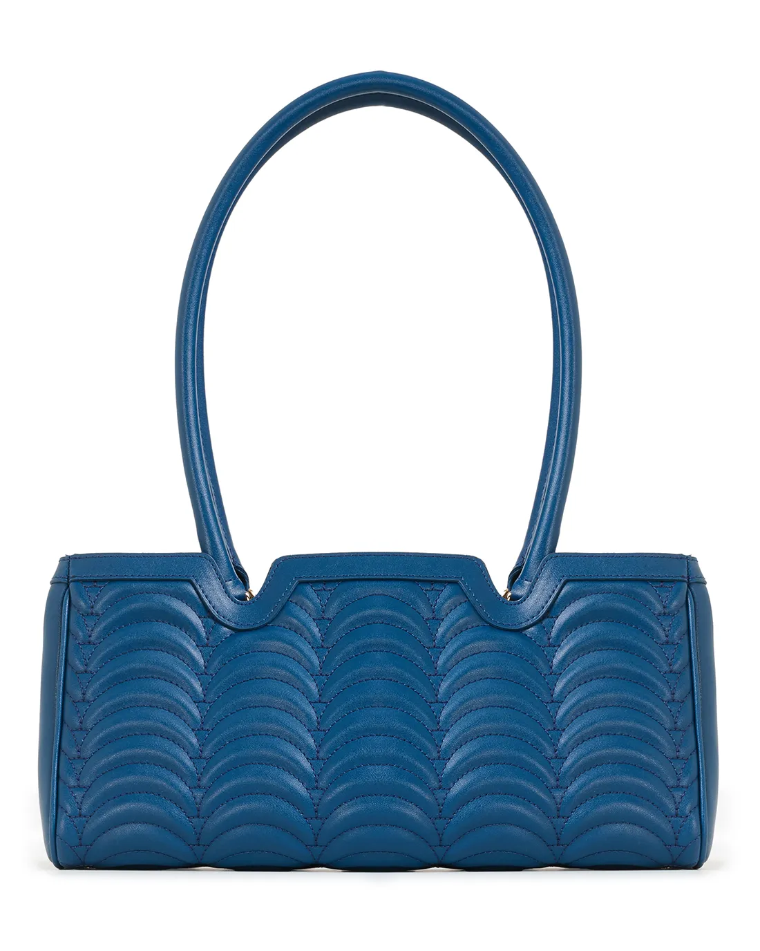 Broadway N1 navy blue high-end shoulder bags combine deep tones with modern elegance.