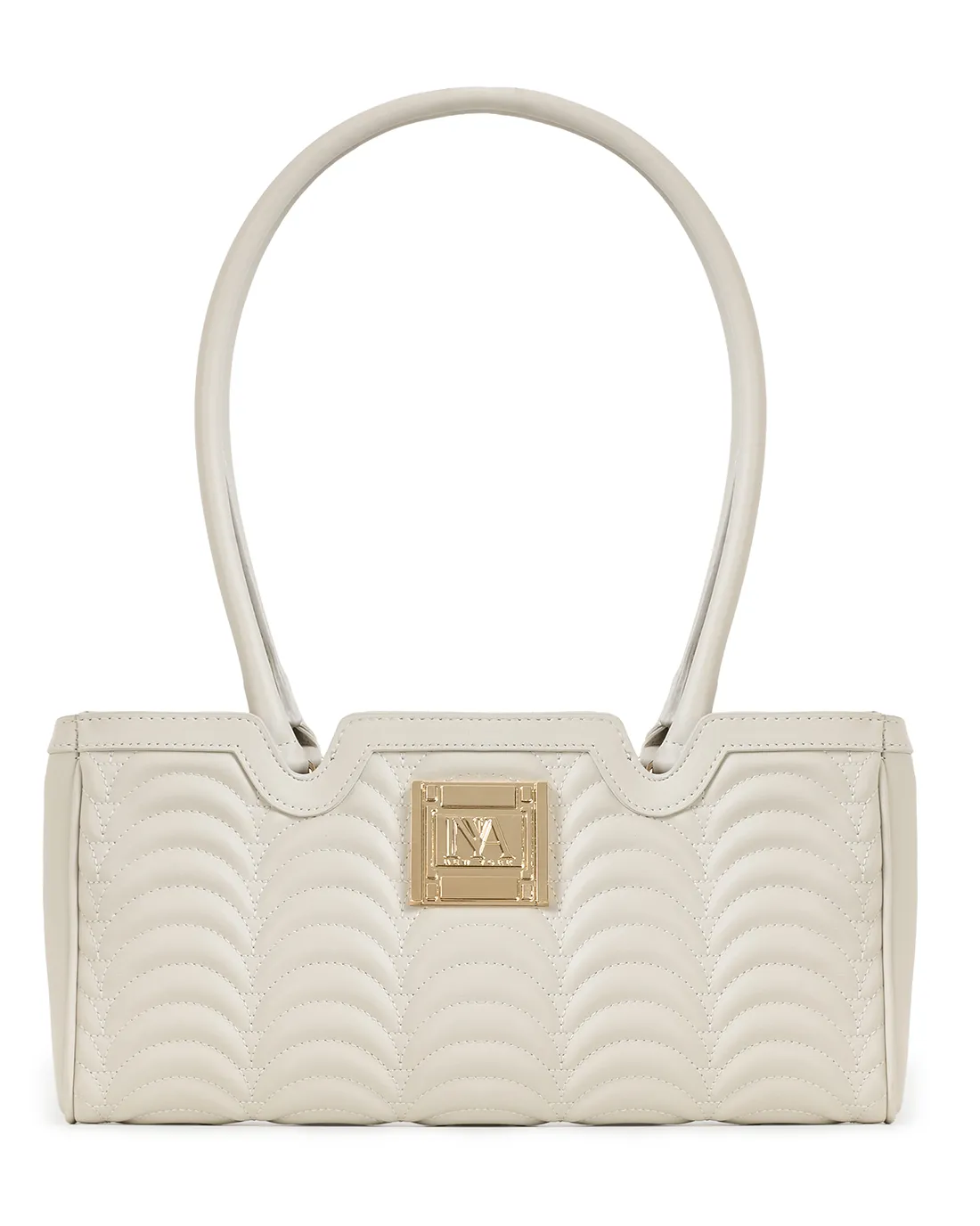 Broadway N1 white stylish shoulder bags for women offer modern grace and comfort.