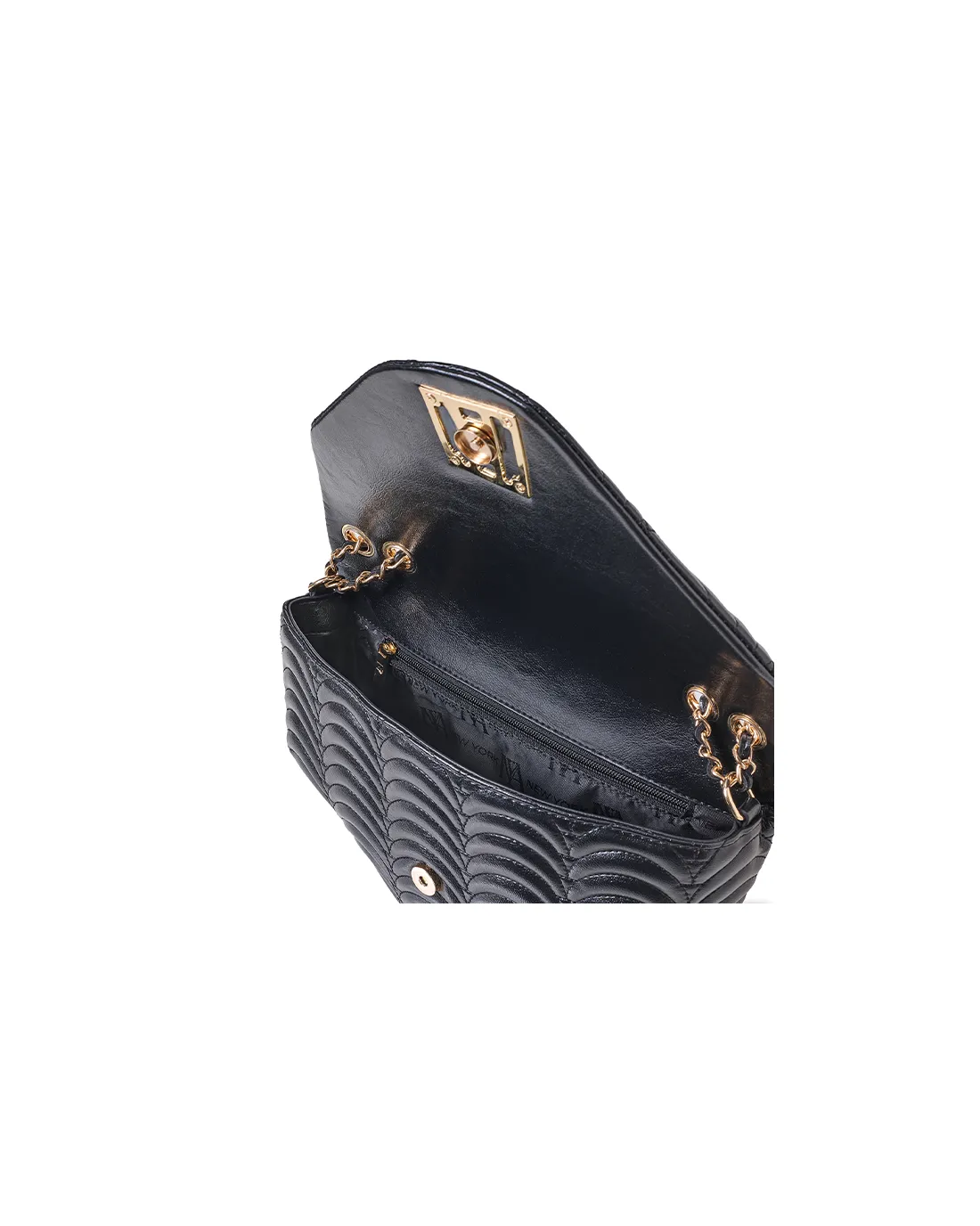 Broadway N2 black luxury shoulder bags showcase powerful minimalism with a sleek finish.