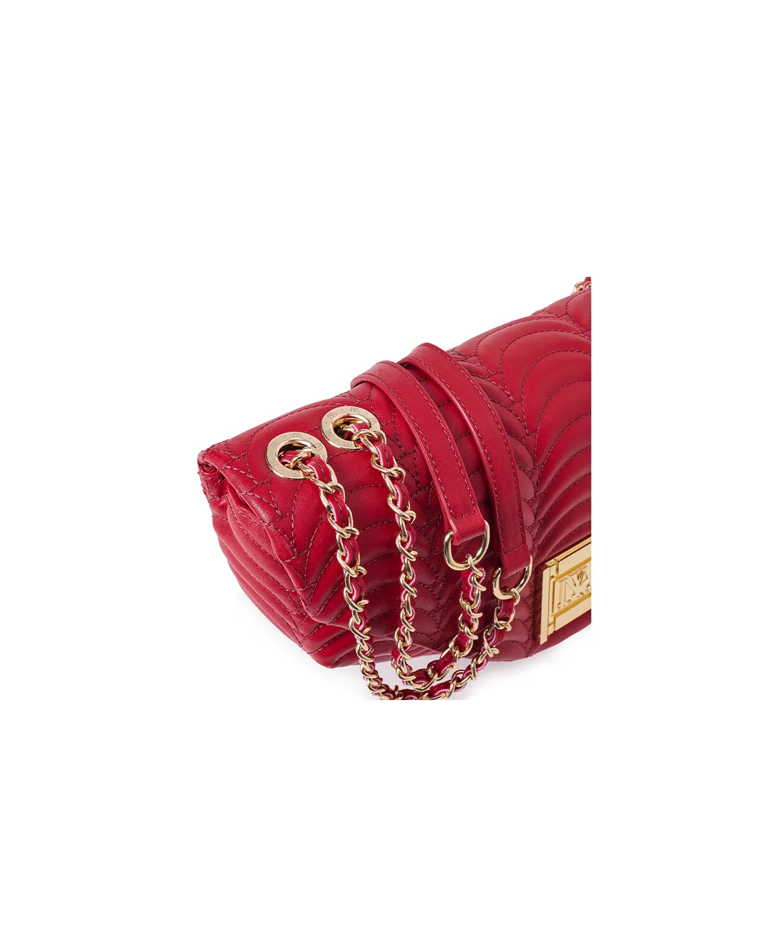 Chic Broadway N2 red trendy shoulder bag adds a vibrant, stylish accent to any outfit.