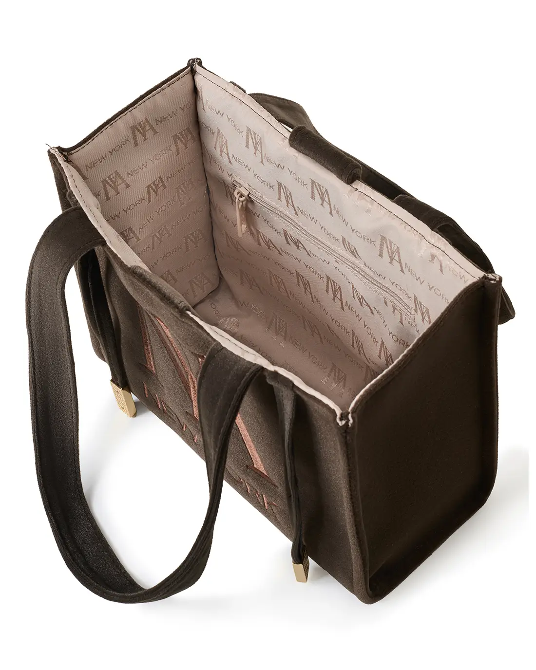 Confidence flows with dark brown monroe trendy shoulder bags.