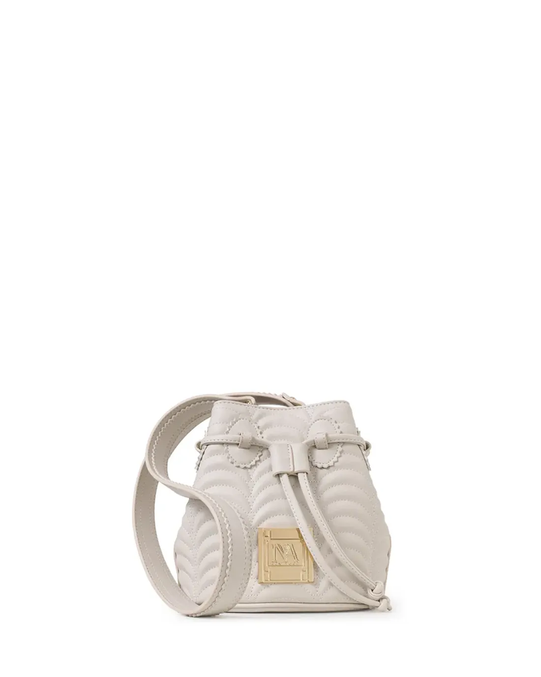 Duffy beige sustainable shoulder bags presented with soft tones and responsible craftsmanship.