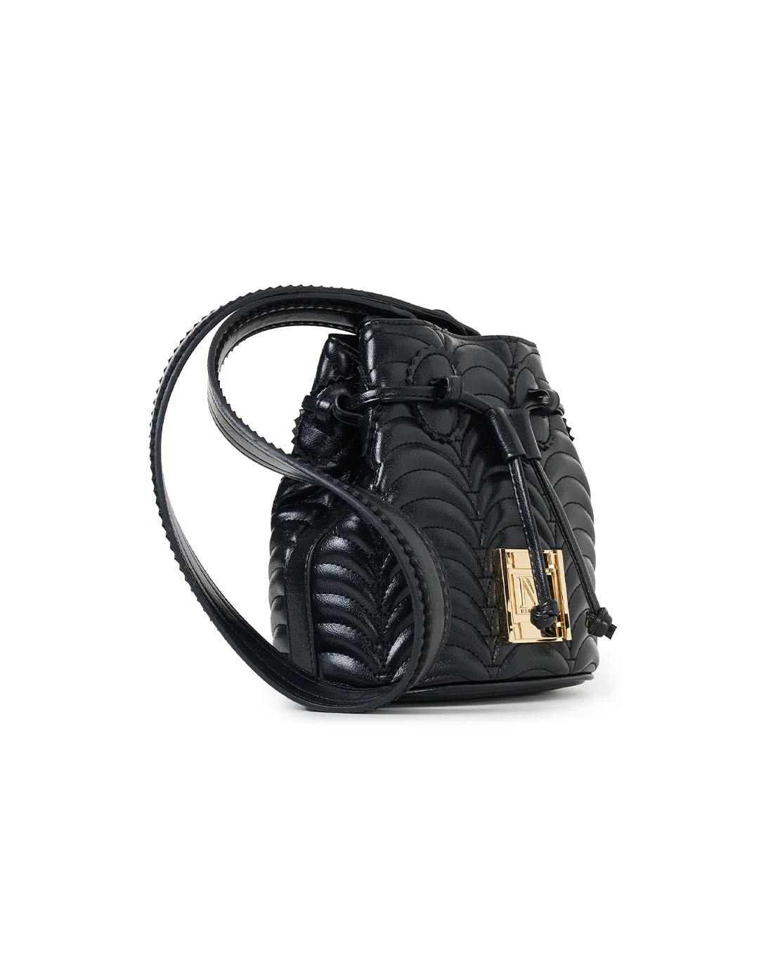 Duffy N1 black high-end shoulder bag delivers timeless structure with a premium feel.