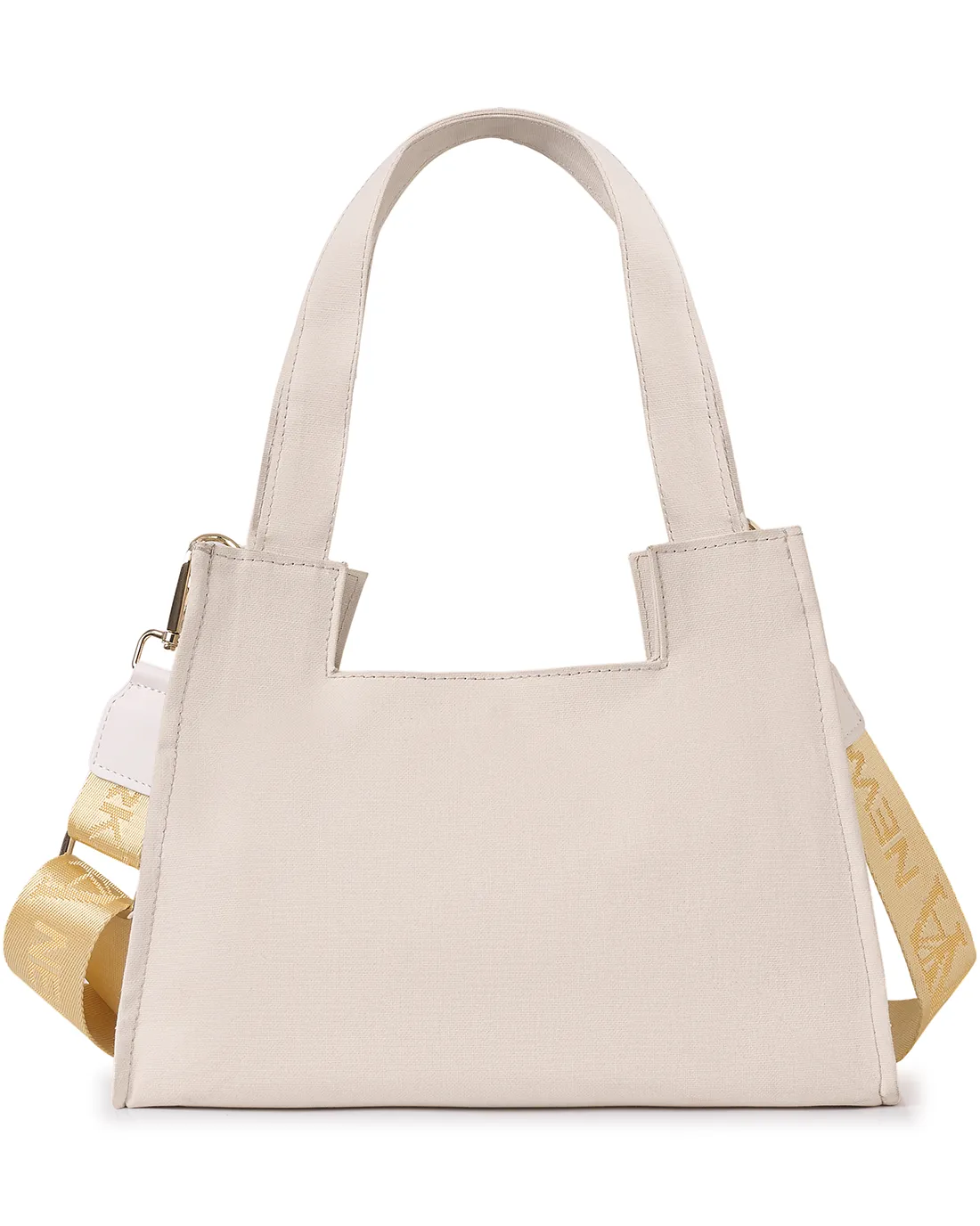 Ecru iconic canvas high end shoulder bags offer luxury with effortless comfort.