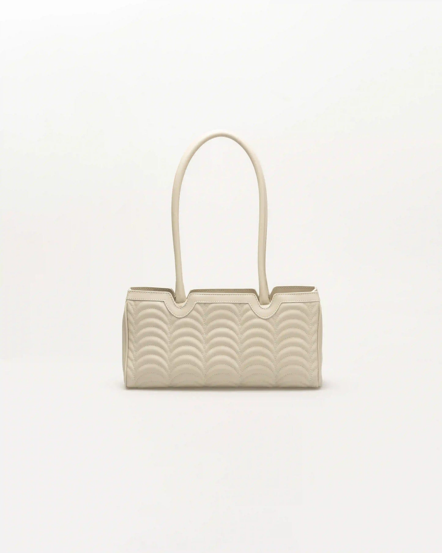 Elegant broadway n1 white shoulder bag for women with clean and refined appeal.