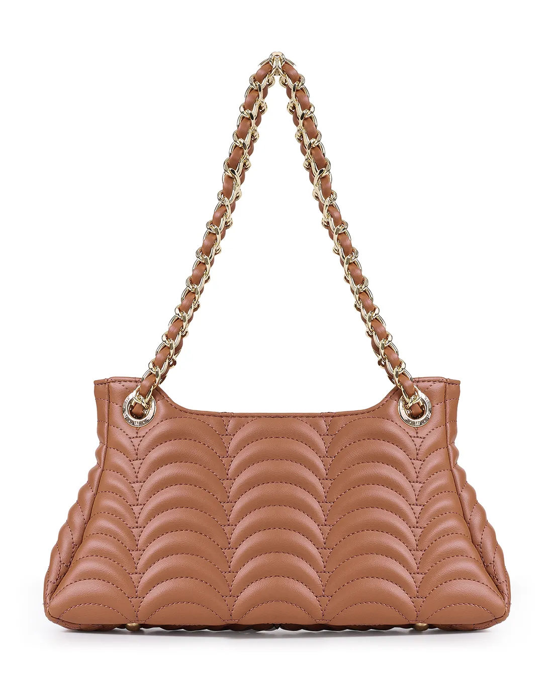 Explore elegant Madison Tan high end shoulder bags for women.