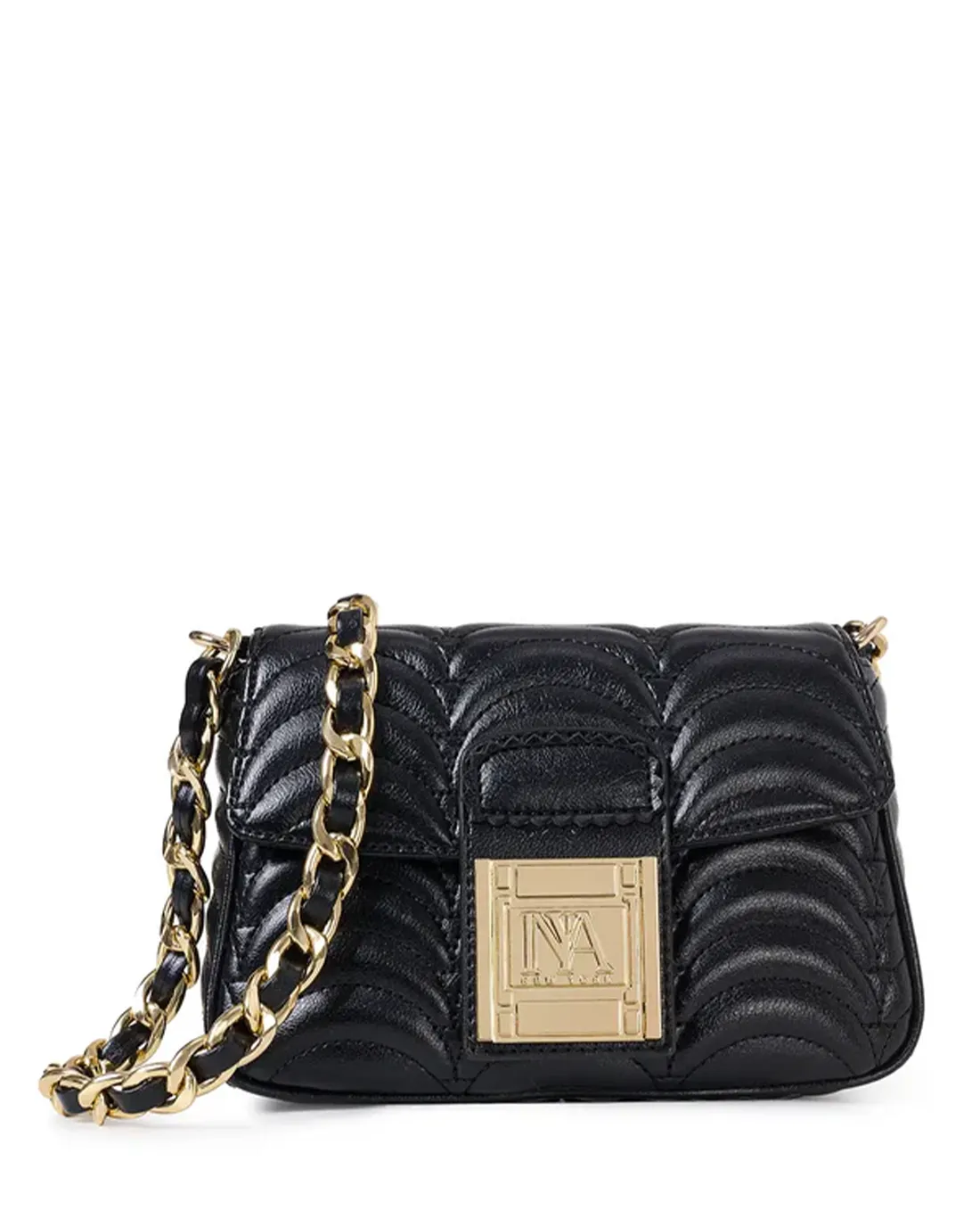 Jay black minimal designer shoulder bag for women presented with a clean and modern aesthetic.
