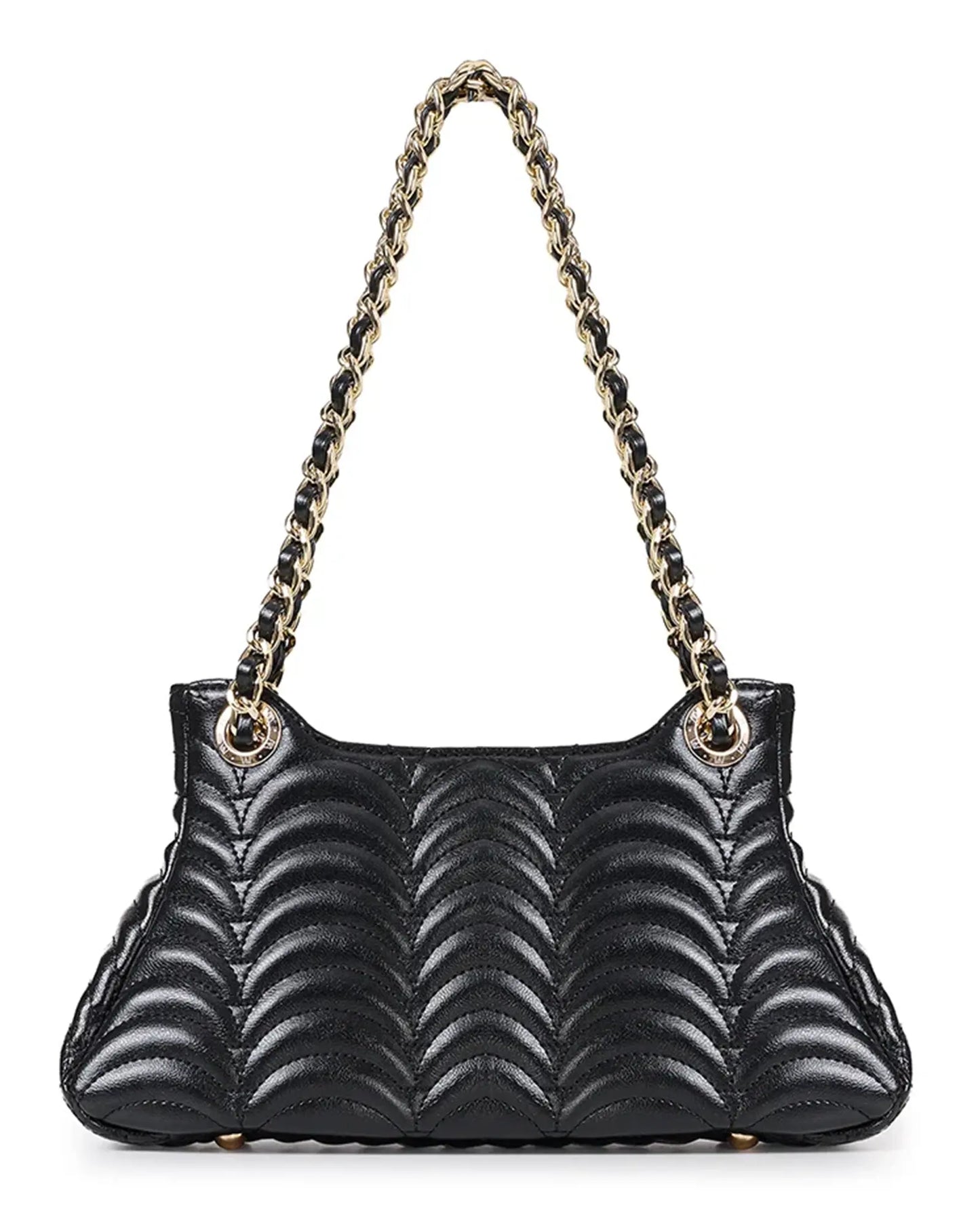 Madison black sustainable shoulder bags highlighted with durable materials and conscious design.