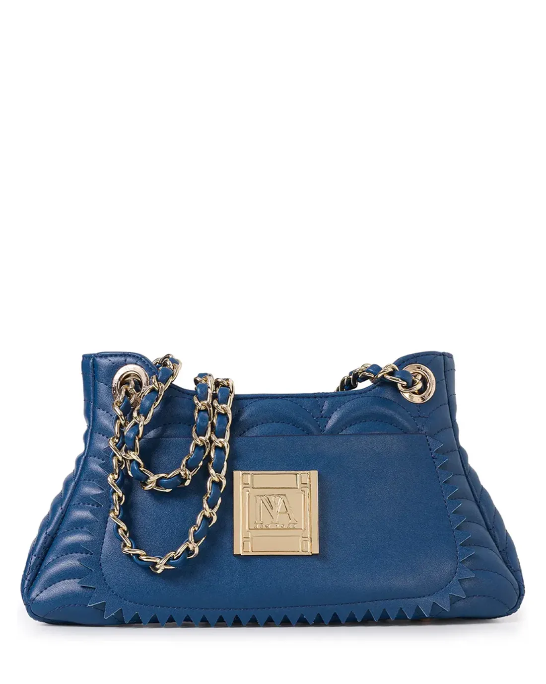 Madison navy blue high end shoulder bags presented with a refined silhouette and premium finish.