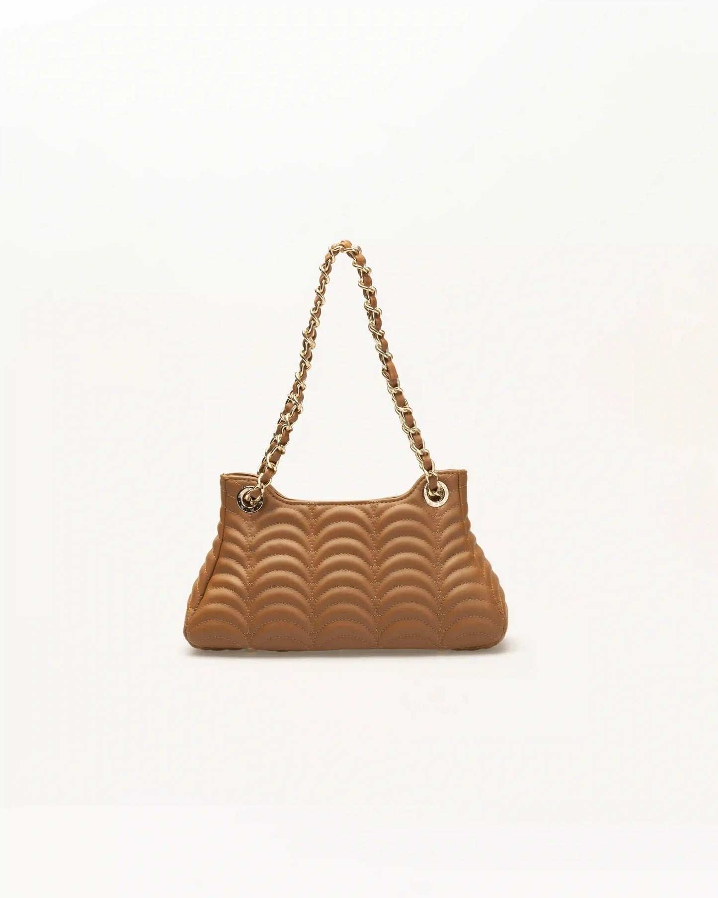 Madison tan luxury shoulder bag that blends subtle beauty with lasting quality.