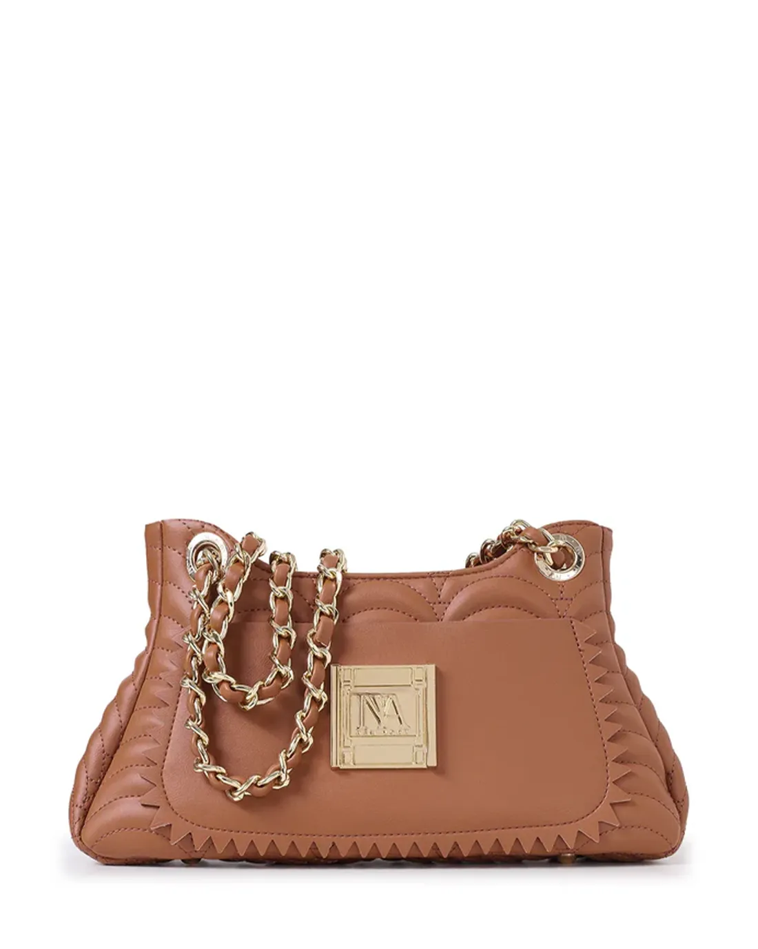 Madison tan sophisticated sustainable shoulder bags highlighted with balanced tones and premium style.