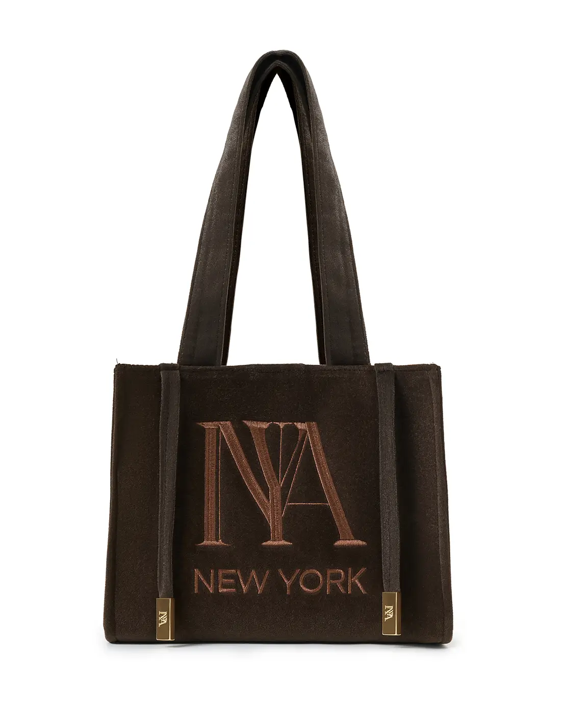 Monroe dark brown luxury designer hand bags deliver classic sophistication.