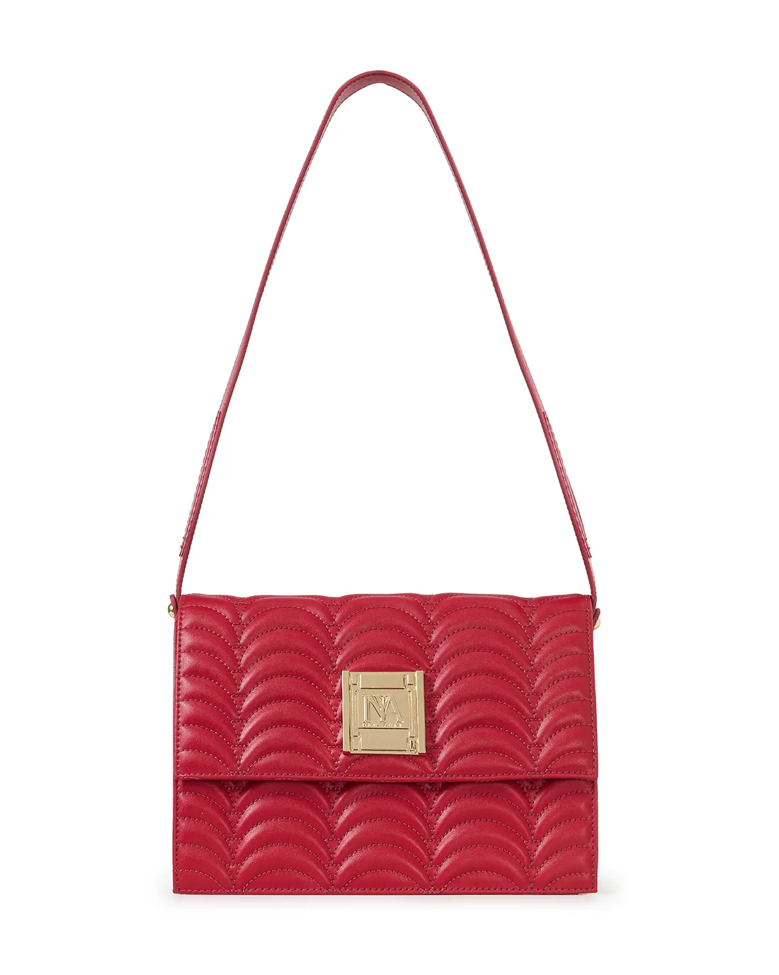 Queen's N1 red luxury shoulder bags deliver bold elegance with vibrant refined tones.
