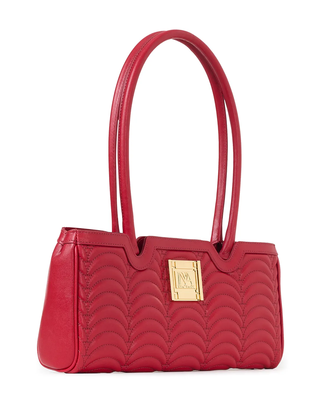 Stylish Broadway N1 red high-end shoulder bag showcases refined elegance and style.