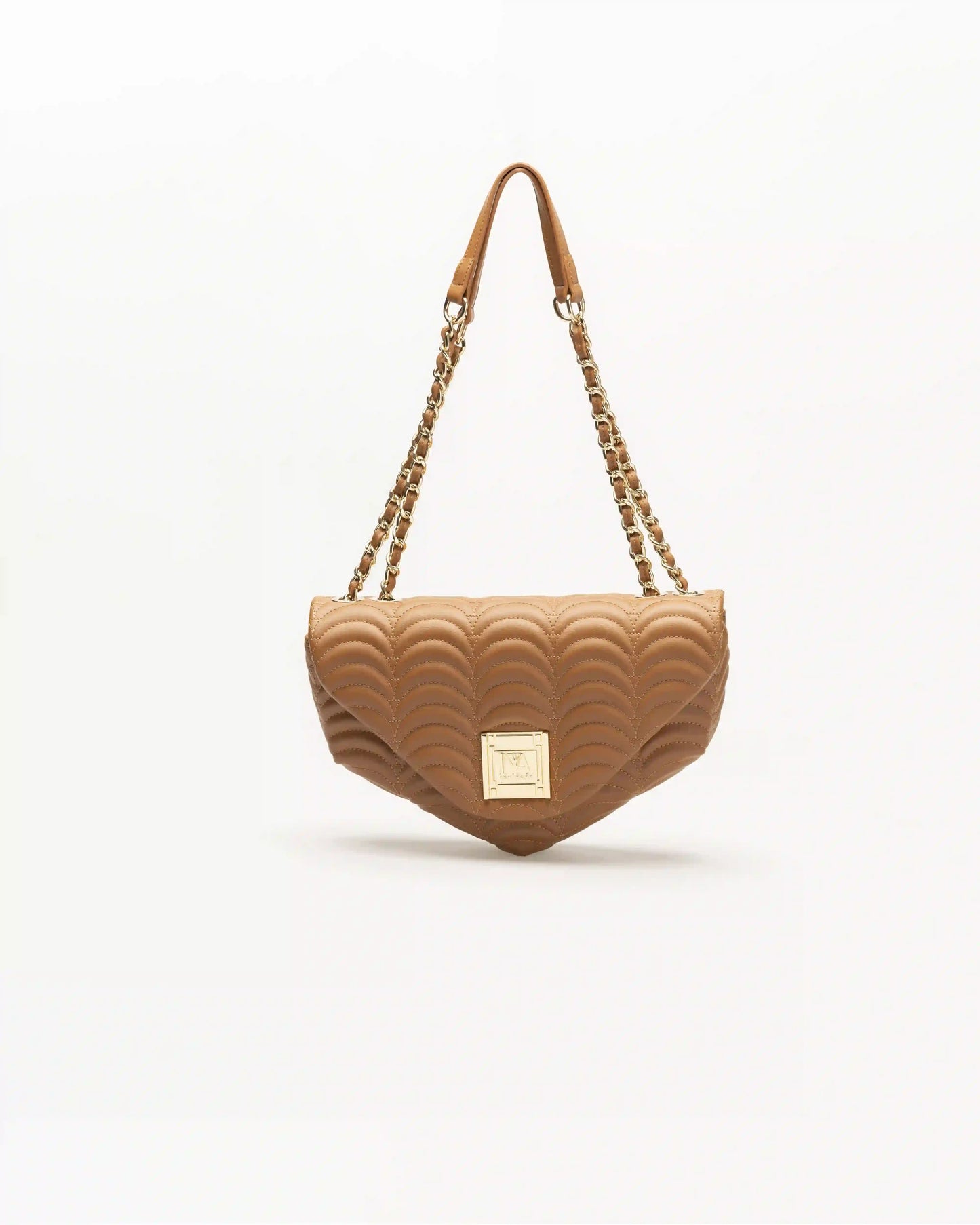 Tan broadway n2 designer shoulder bag for soft, versatile wardrobe pairings.