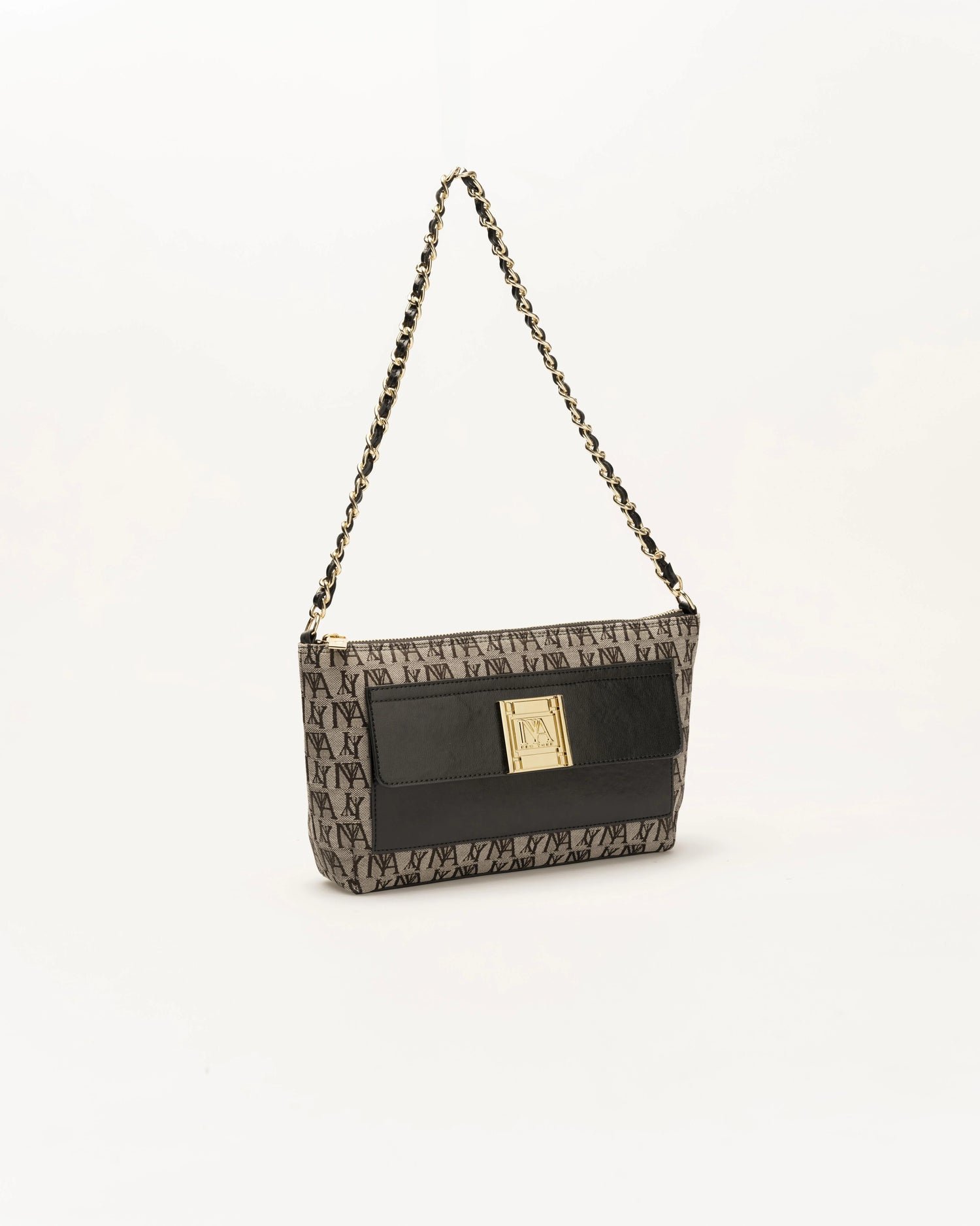High end shoulder bags for women, Tillary Black Monogram blends luxury with timeless appeal.