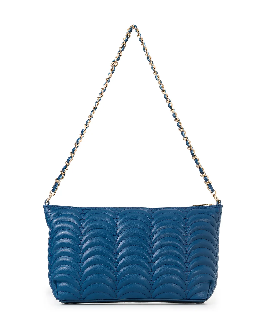 Explore the Tillary navy blue luxury shoulder bag for women, crafted for elegance.