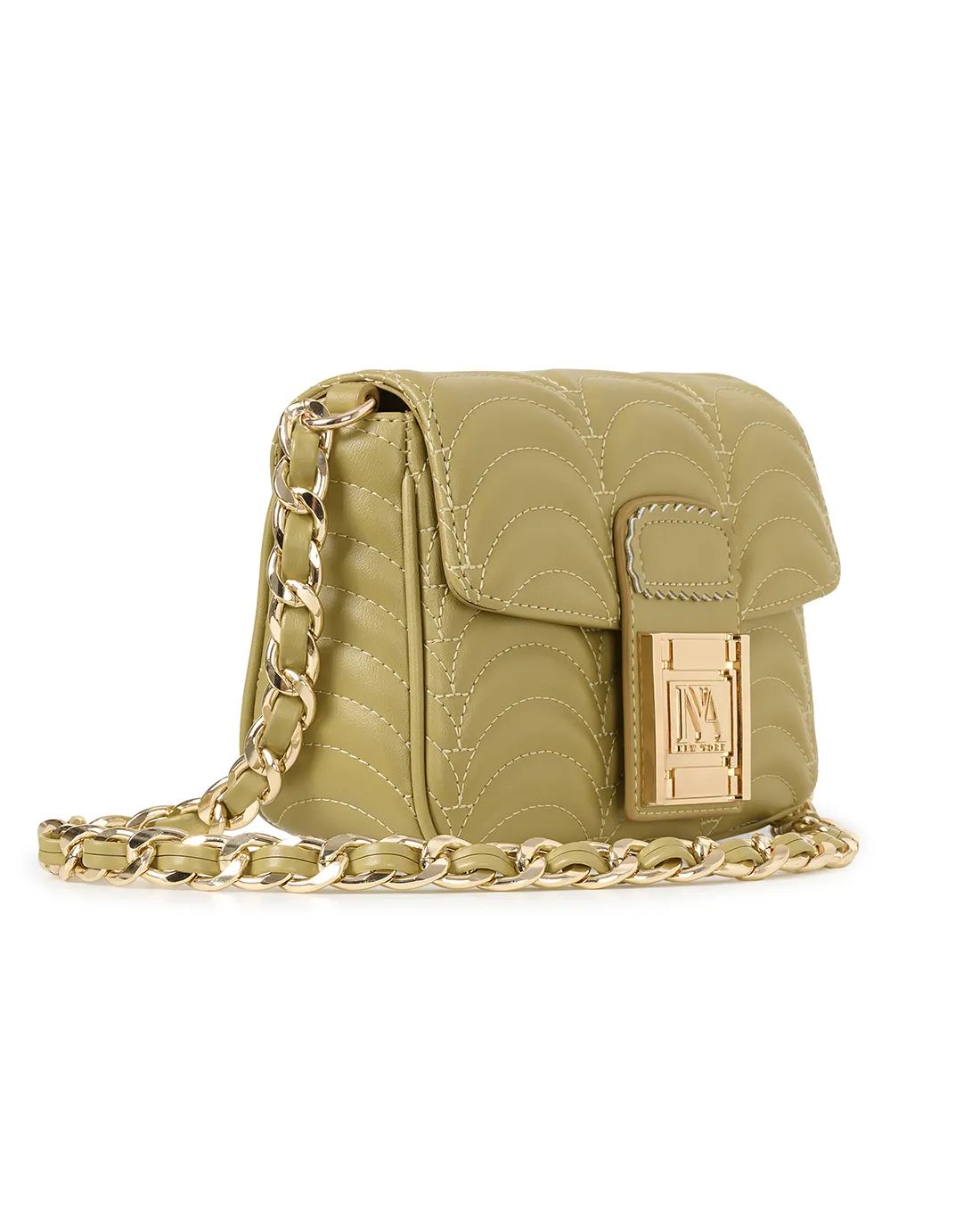 Trendy Jay Tuscan designer shoulder bag delivers a stylish statement with soft tones.