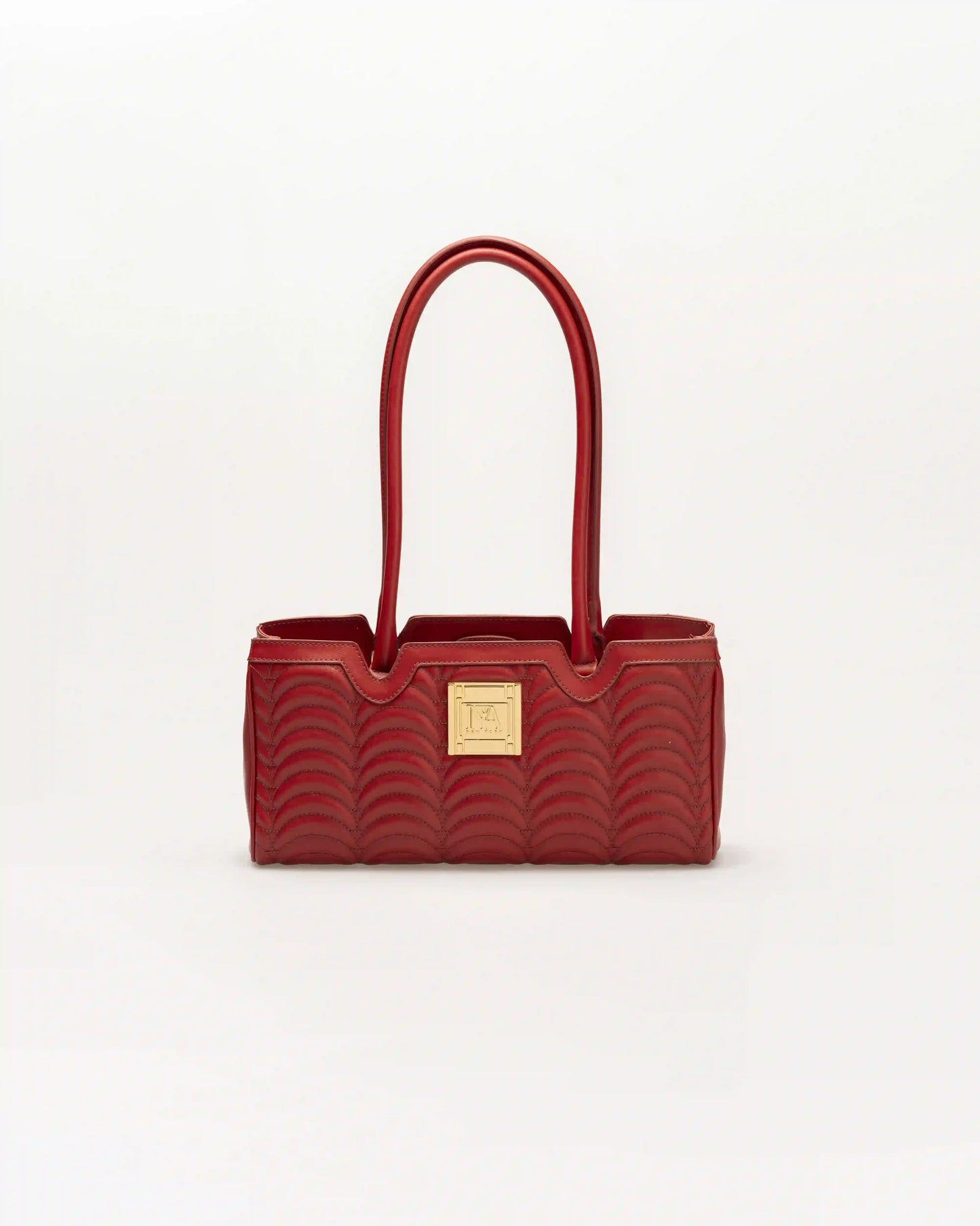 Trendy red broadway n1 designer shoulder bag designed for bold fashion lovers.